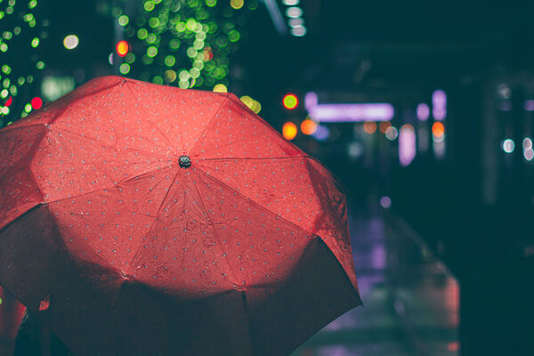 How to assorted umbrella in a rainy day