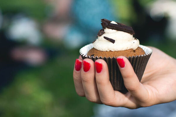 Sweet picnic muffin from foodie's feed